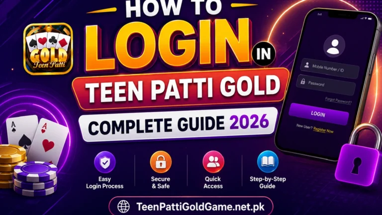 How to Login in Teen Patti Gold